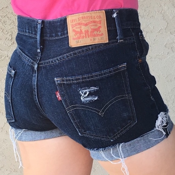 Levi's Pants - Levi's Denim Jean Shorts Distressed Vintage Style